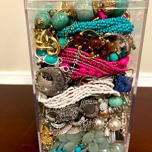 Vintage-Modern Jewelry Jar #AB26